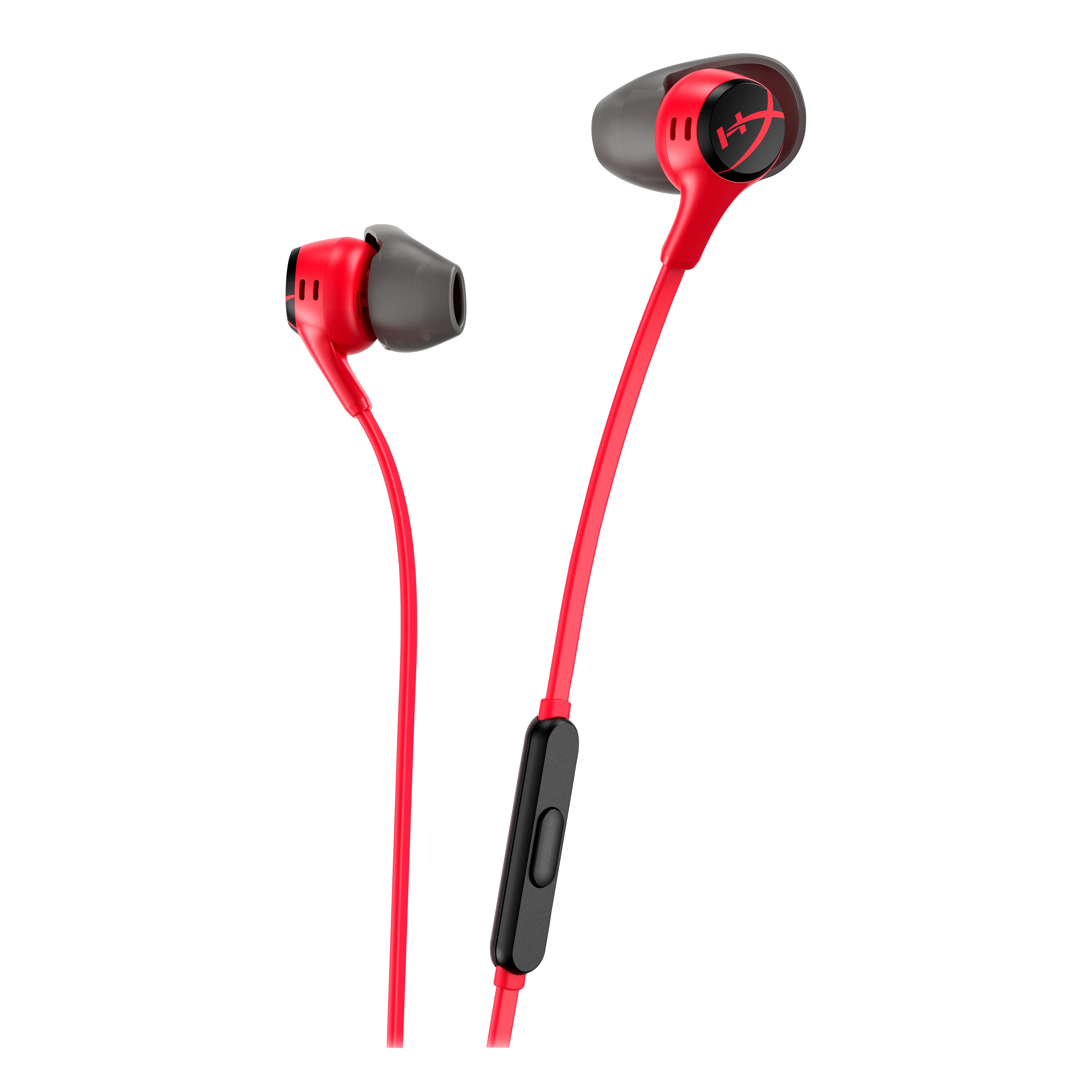 HyperX Cloud Earbuds II Gaming-Headset – In-Ear, Stereo, Kabelgebunden, 3,5 mm Klinke, Rot