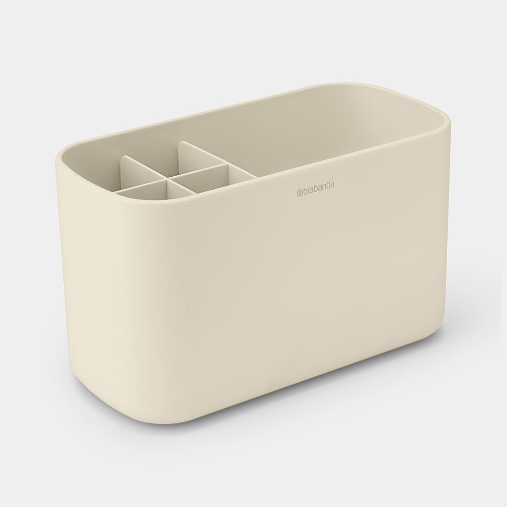 Brabantia Aufbewahrungsbox (Bad) – Kunststoff, 19,7×9,8×11 cm, freistehend, Beige