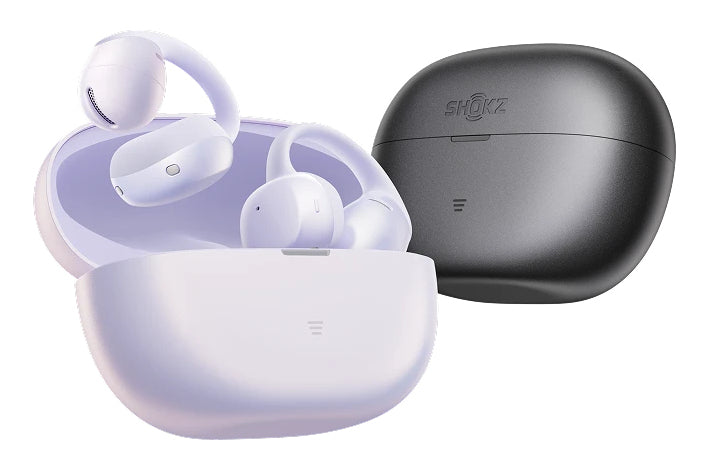 SHOKZ OpenDots Air TWS In-Ear – Stereo, TWS, ANC, mit Ladecase, Violett, BT 6.1