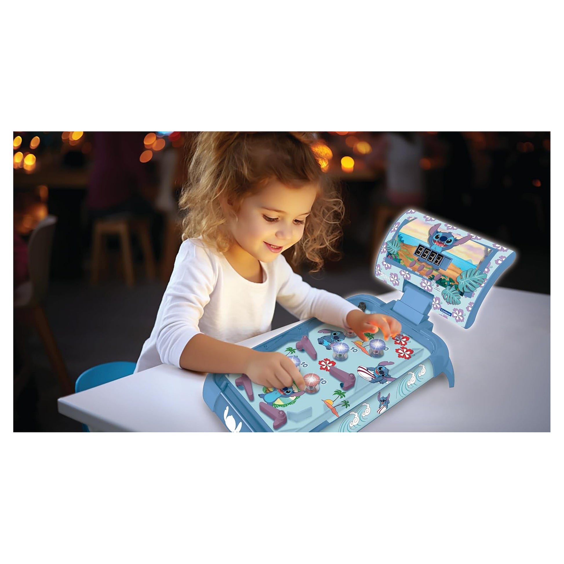 Lexibook Tischflipper Stitch – Brettspiel, 1–4 Spieler, ab 5 Jahren, 30 Min., mehrsprachig
