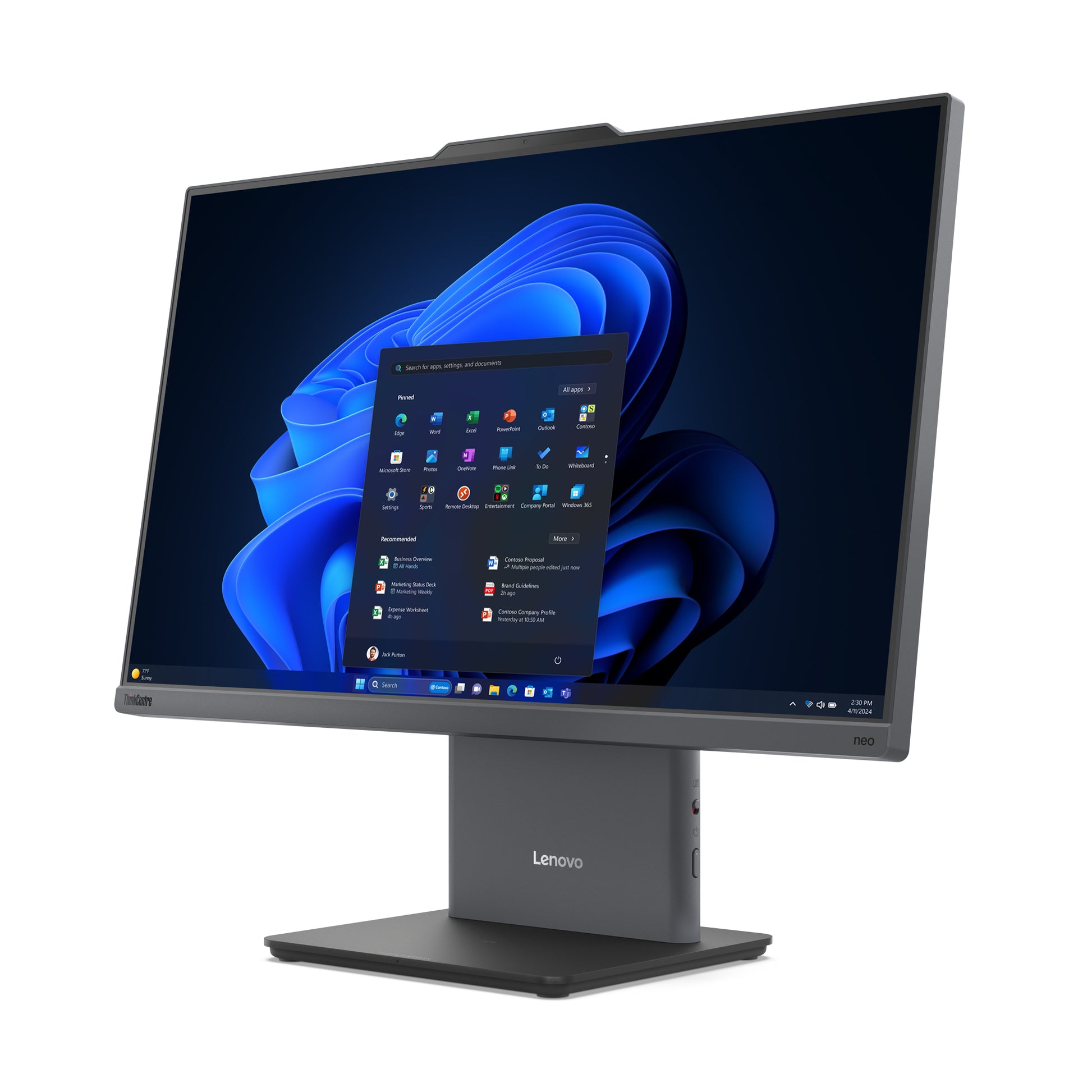 Lenovo Thinkcentre 24 All-in-One – 23,8" Full HD, Intel Core i7-13620H, 16 GB RAM, 512 GB SSD, Windows 11 Pro