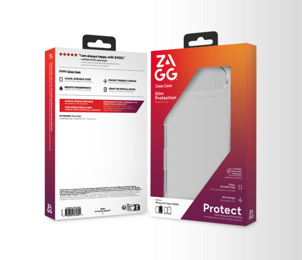ZAGG Backcover Capitol – für Apple iPhone – transparent – TPU