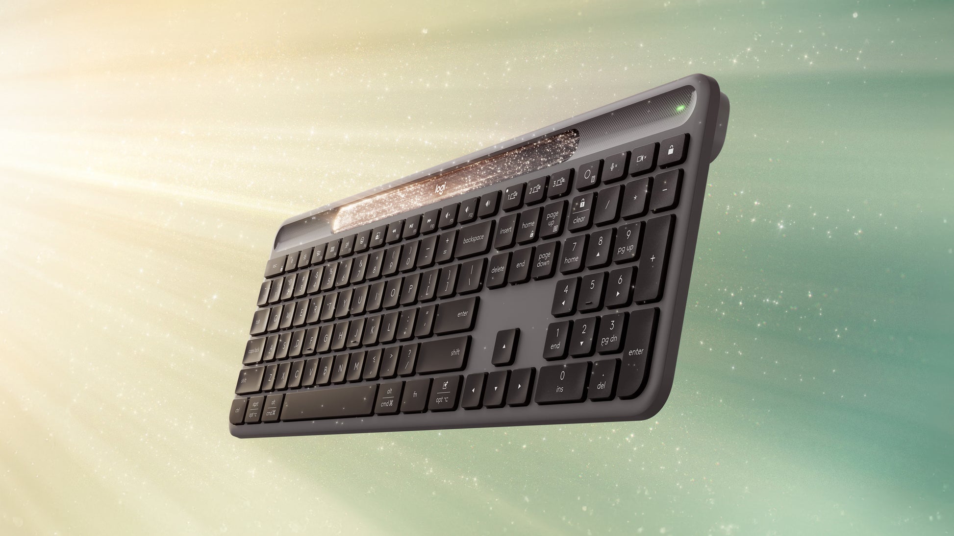 Logitech Signature Slim Solar+ K980 – Tastatur – Bluetooth & 2,4 GHz – Solar, wiederaufladbar – QWERTZ (DE)