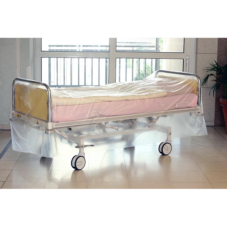 Betten-Abdeckhauben – 360 × 118 cm – HDPE 22 µm – einzeln gefaltet