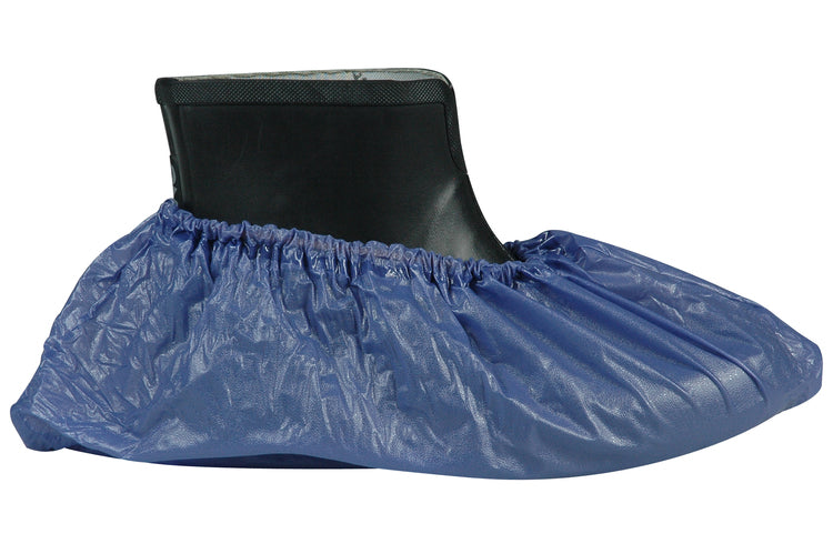 Weitawear Weitacare - Überschuhe - Einheitsgrösse, 5 Beutel à 100 Stück - PVC, Violett, 130 µm, 38×16 cm, Gummizug