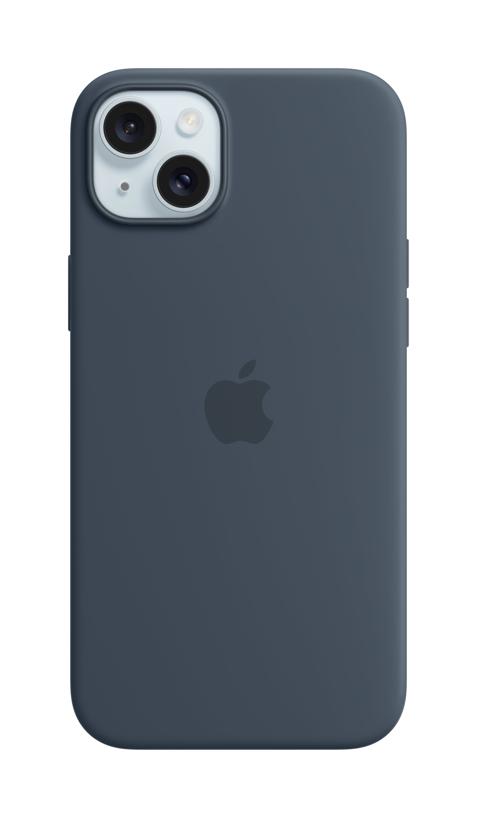 Apple Backcover – für Apple iPhone 15 Plus, MagSafe, Mikrofaser+Silikon, Navy