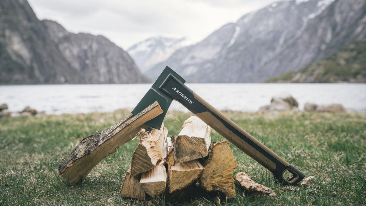 Robens Dixie Axe 14 Axt – Länge 360 mm, Klingenlänge 120 mm, 0,65 kg