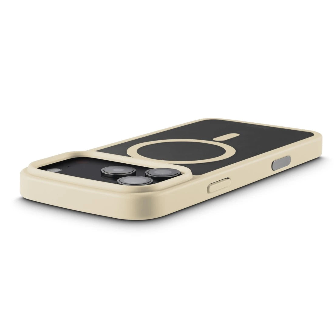 Hama Frame Protect – Backcover – für Apple iPhone 17 Pro Max, MagSafe, PC+TPU, Beige