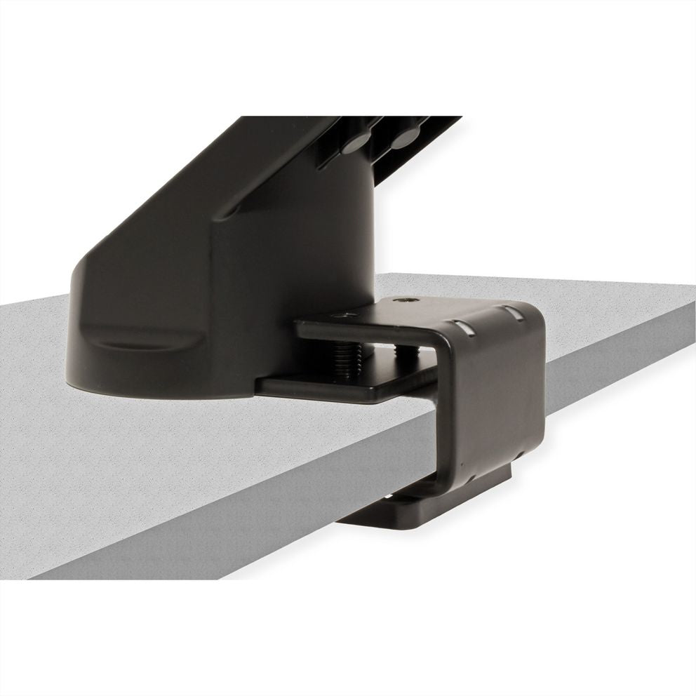 VALUE Monitorarm Tischhalterung – 17–32" – VESA 75×75/100×100 mm – bis 8 kg/Monitor – höhenverstellbar, Kabel