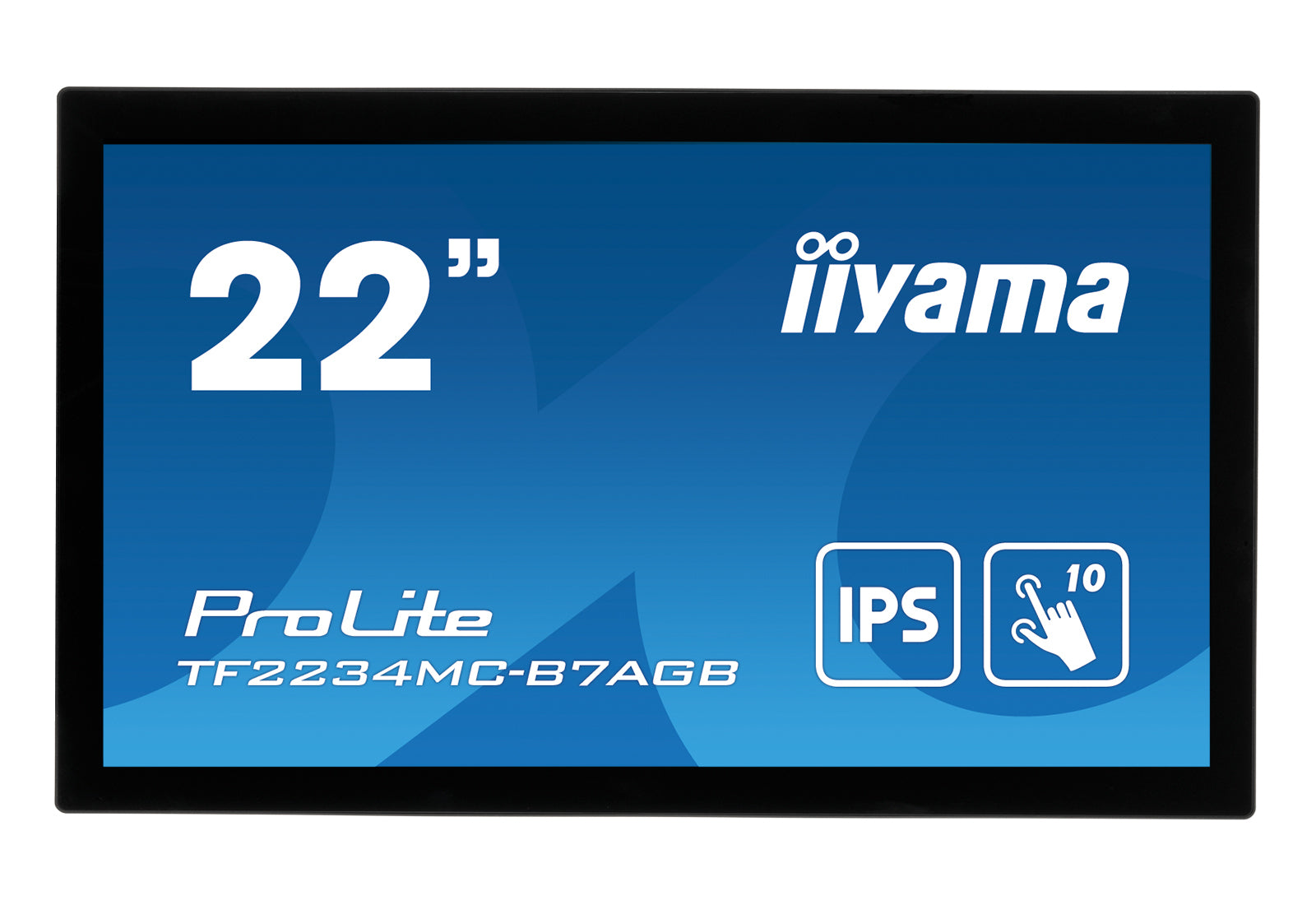 iiyama ProLite TF2234MC-B7AGB – Touch-Monitor 21,5" – 1920 × 1080 (Full HD), IPS, PCAP 10-Punkt, HDMI/DP/VGA