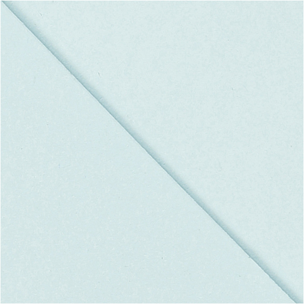 Creativ Company Couvert C6, ohne Fenster, hellblau, 110 g/m² – 10 Stk.
