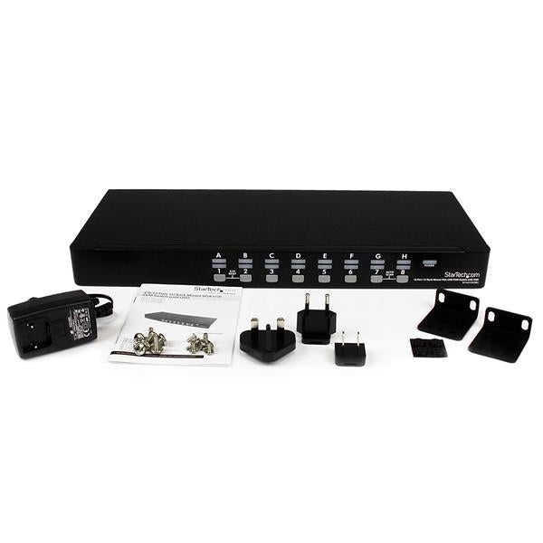 StarTech.com 16-Port VGA KVM-Switch – 1920 × 1440, Rack 1U