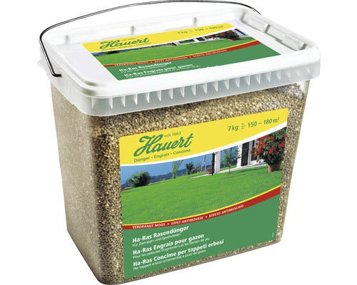 Hauert Ha-Ras Rasendünger – für Rasen – Granulat – 7 kg