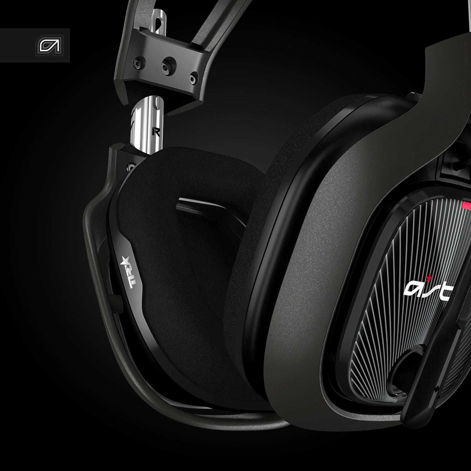 ASTRO Gaming A40 TR + MixAmp Pro TR Gaming-Headset – Over-Ear, Stereo, Kabelgebunden, für Xbox One, Schwarz/Rot/Silber