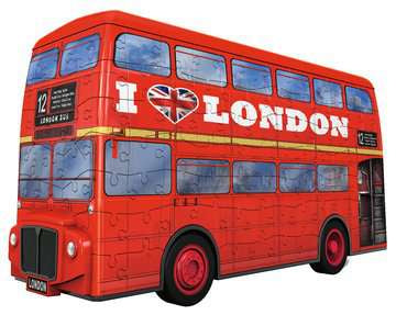 Ravensburger 3D-Puzzle London Bus – 216 Teile – 22,1 × 6,9 × 31,1 cm – ab 8 J.