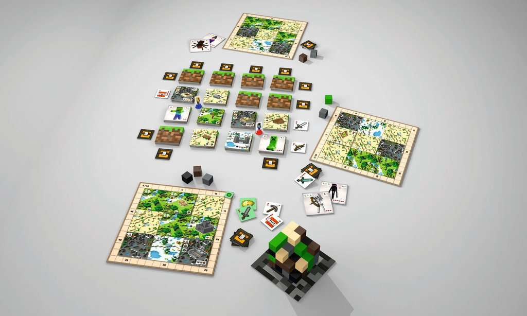 Ravensburger Minecraft – Strategiespiel, 2–4 Spieler, ab 10 Jahren, 30 Min., DE