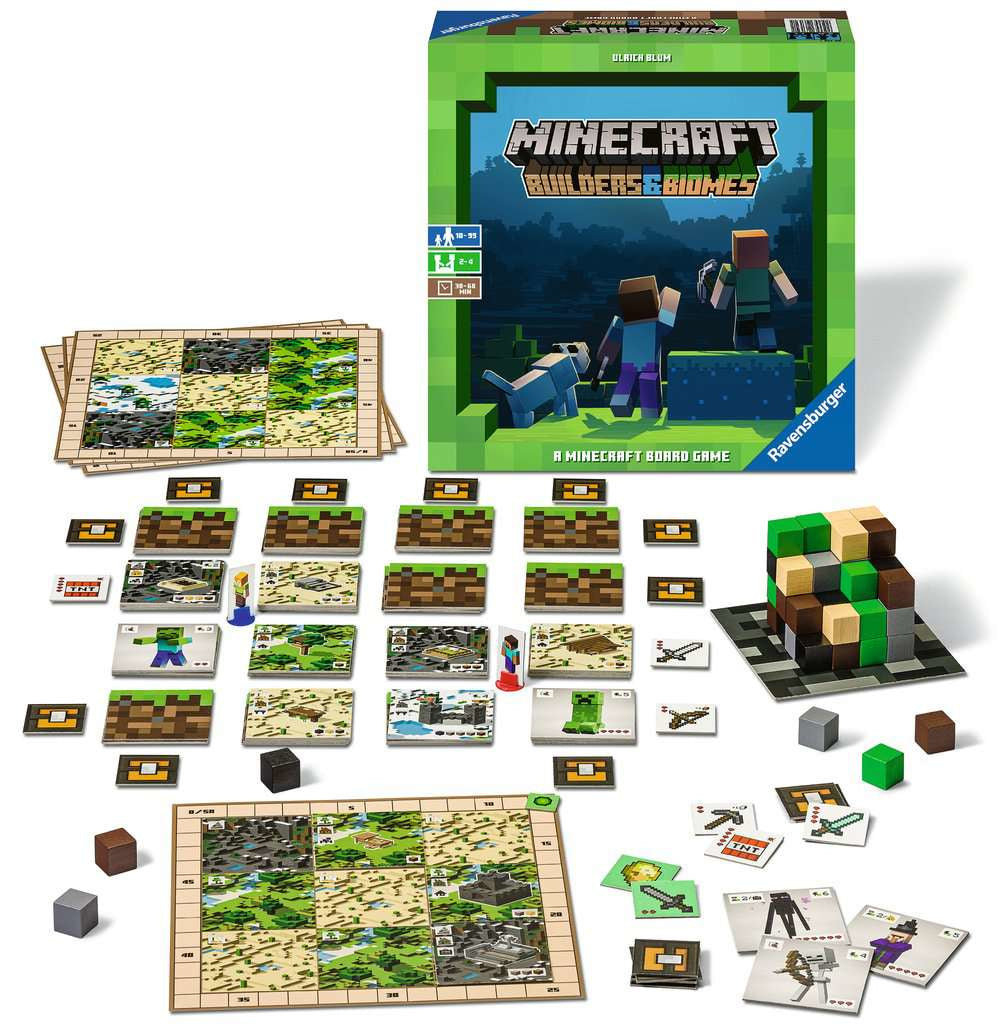 Ravensburger Minecraft – Strategiespiel, 2–4 Spieler, ab 10 Jahren, 30 Min., DE