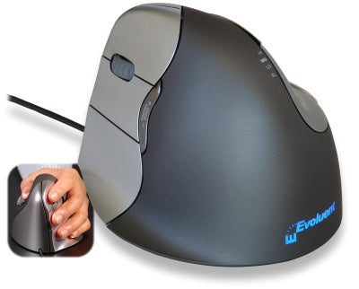 Evoluent VerticalMouse 4 Linkshändige Ergonomische Maus – kabelgebunden