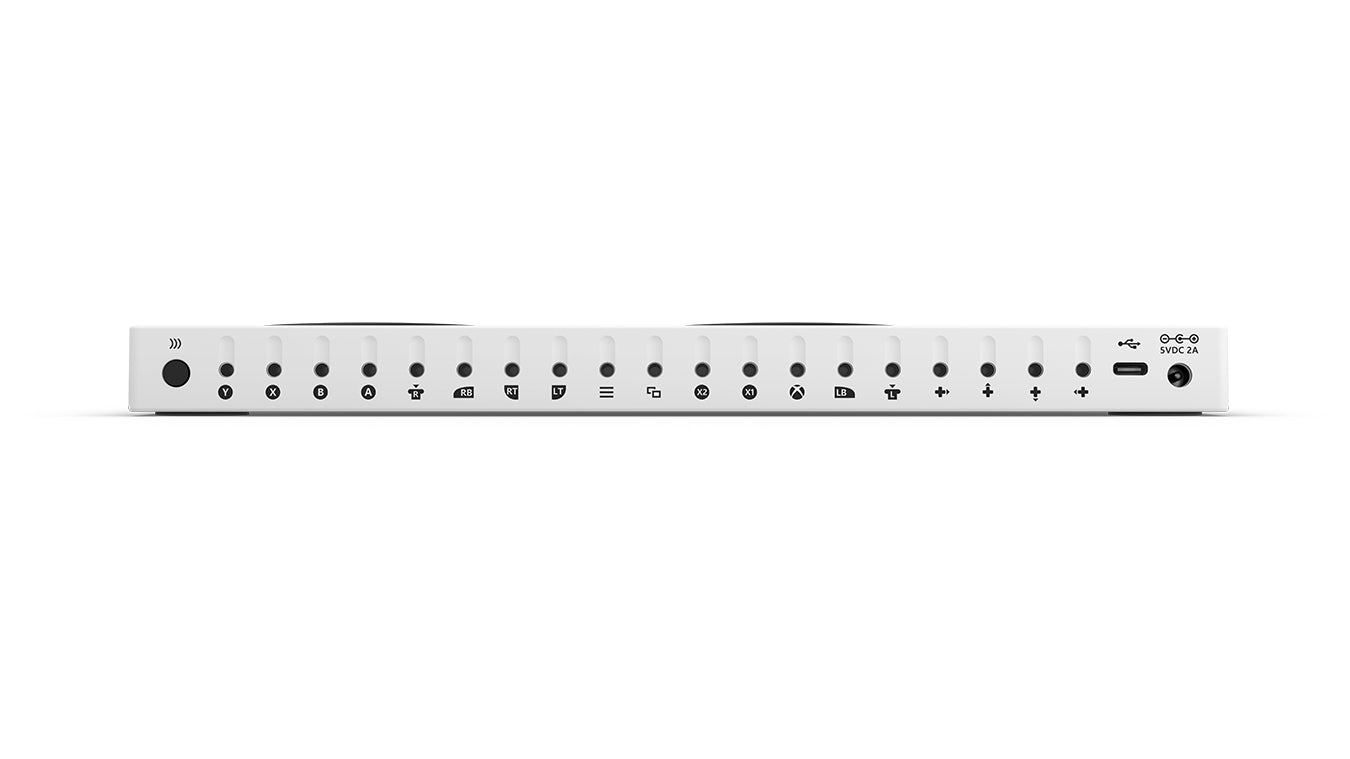 Microsoft JMU-00003 – Gamepad – USB (kabelgebunden, USB-A), 3,5 mm Kopfhörerausgang, für Xbox & Windows, Weiss