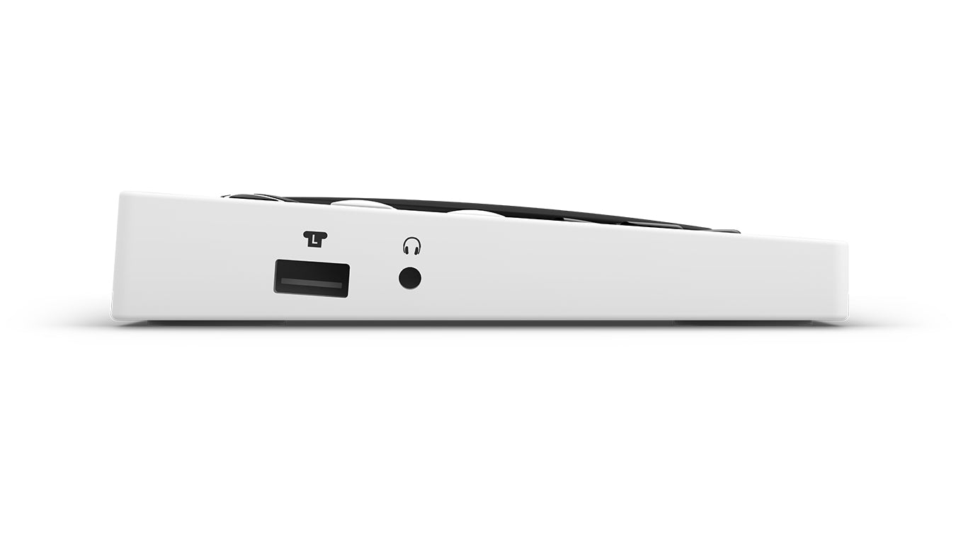 Microsoft JMU-00003 – Gamepad – USB (kabelgebunden, USB-A), 3,5 mm Kopfhörerausgang, für Xbox & Windows, Weiss