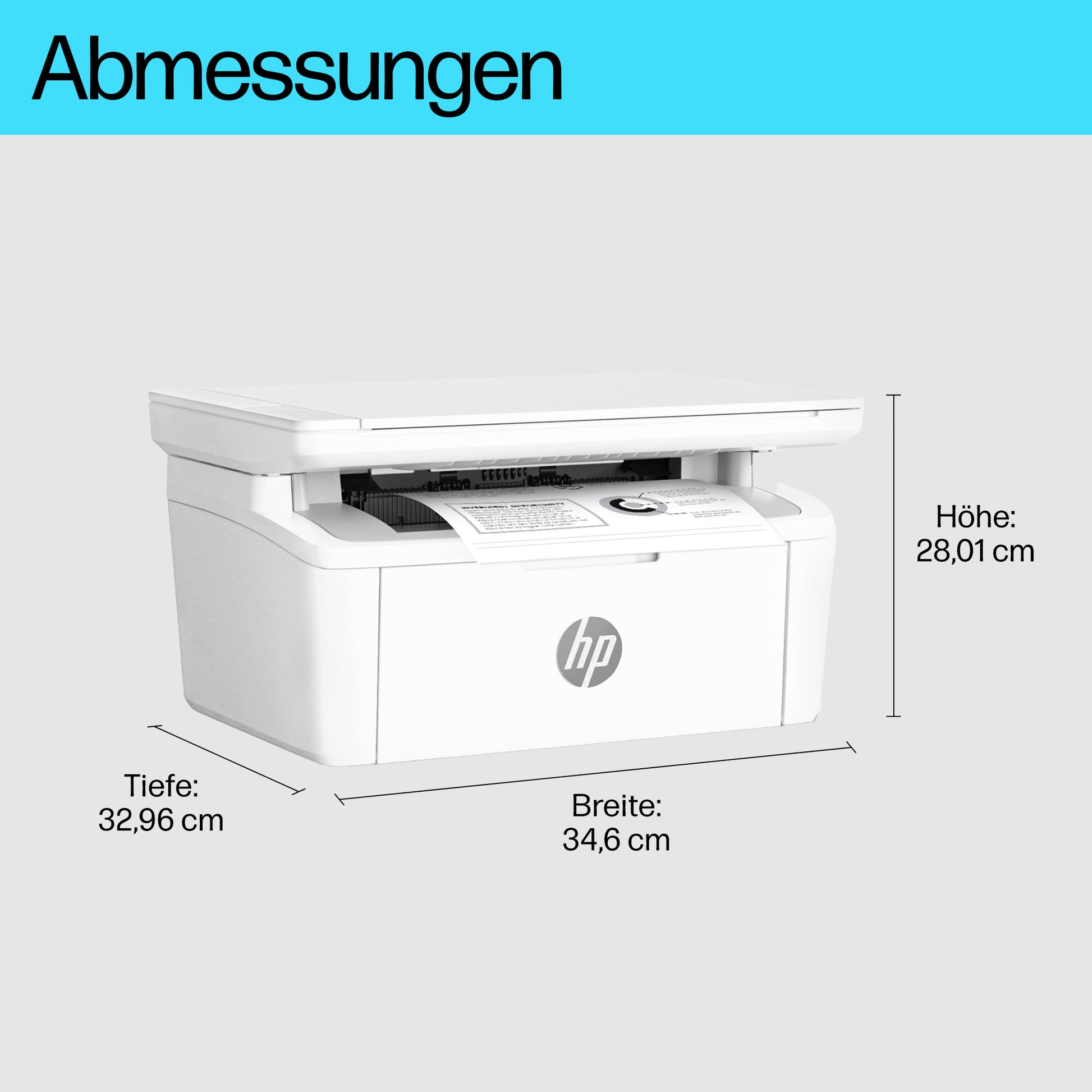 HP LaserJet MFP M140w – SW-Laser-Multifunktionsdrucker, A4, 3-in-1, WLAN/LAN, AirPrint
