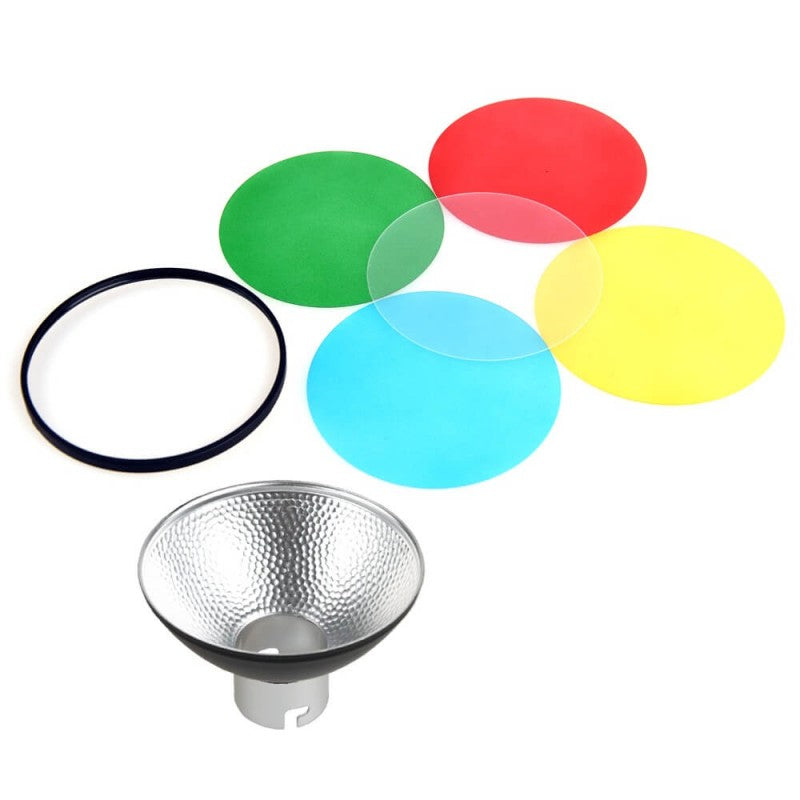 Godox AD-M Reflektor – 10,4 cm – für AD200, AD200Pro – Blau, Grün, Rot, Weiss, Gelb