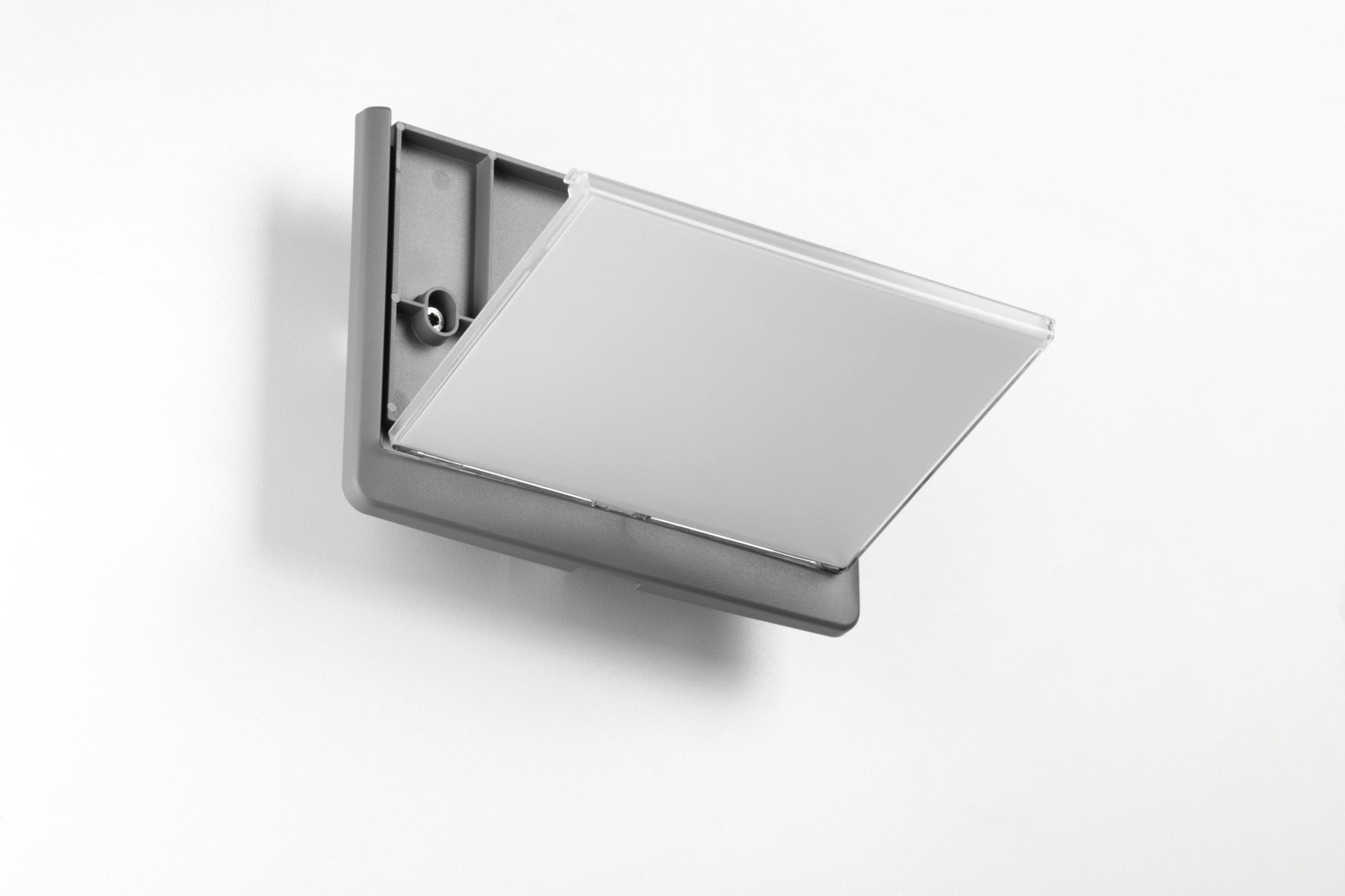Durable Schilderhalter – für A5 – Querformat – Graphit – Kunststoff – 1 Stk.