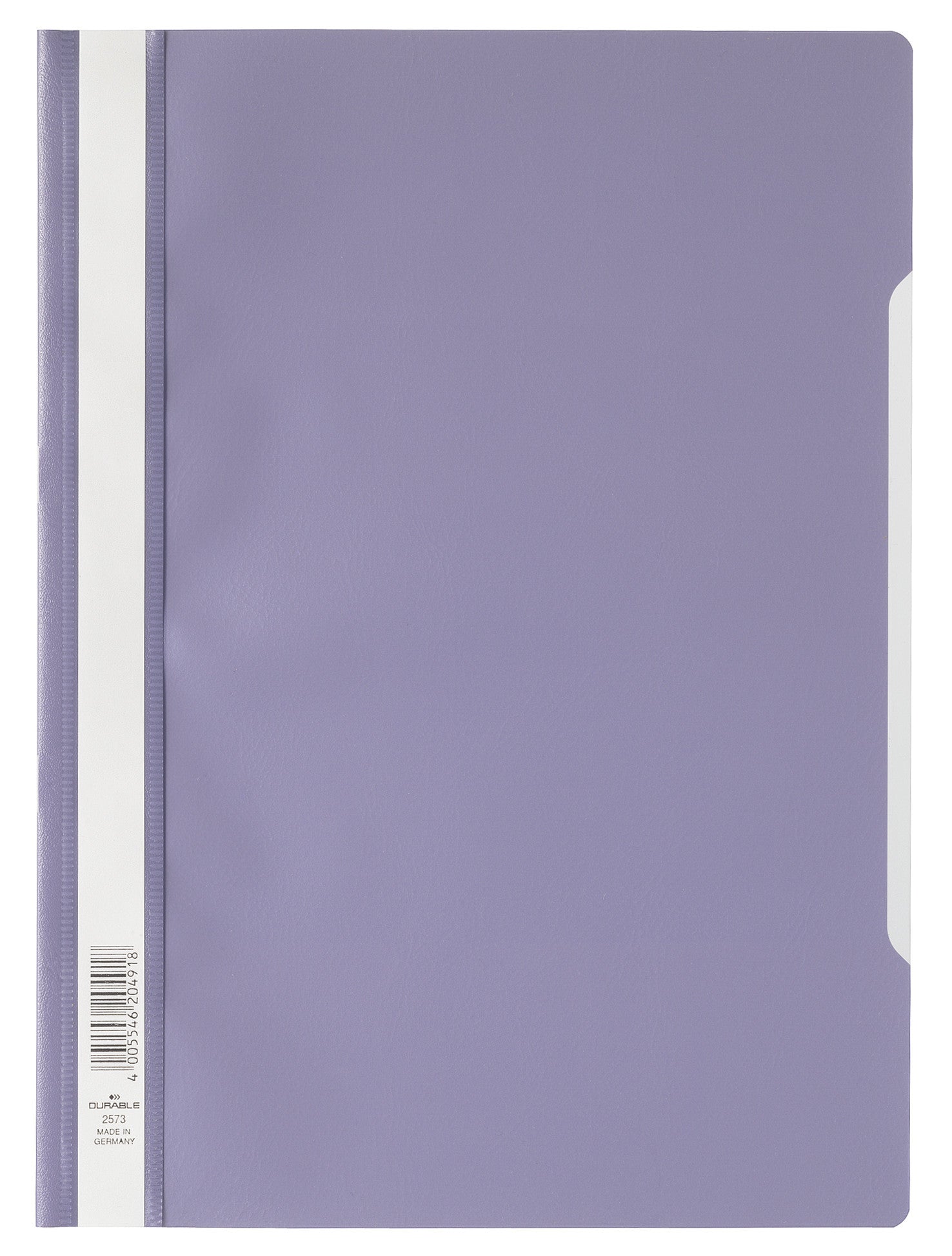 Durable Schnellhefter für A4, Polypropylen (PP), violett/transparent – Beschriftungsstreifen – 50 Stk