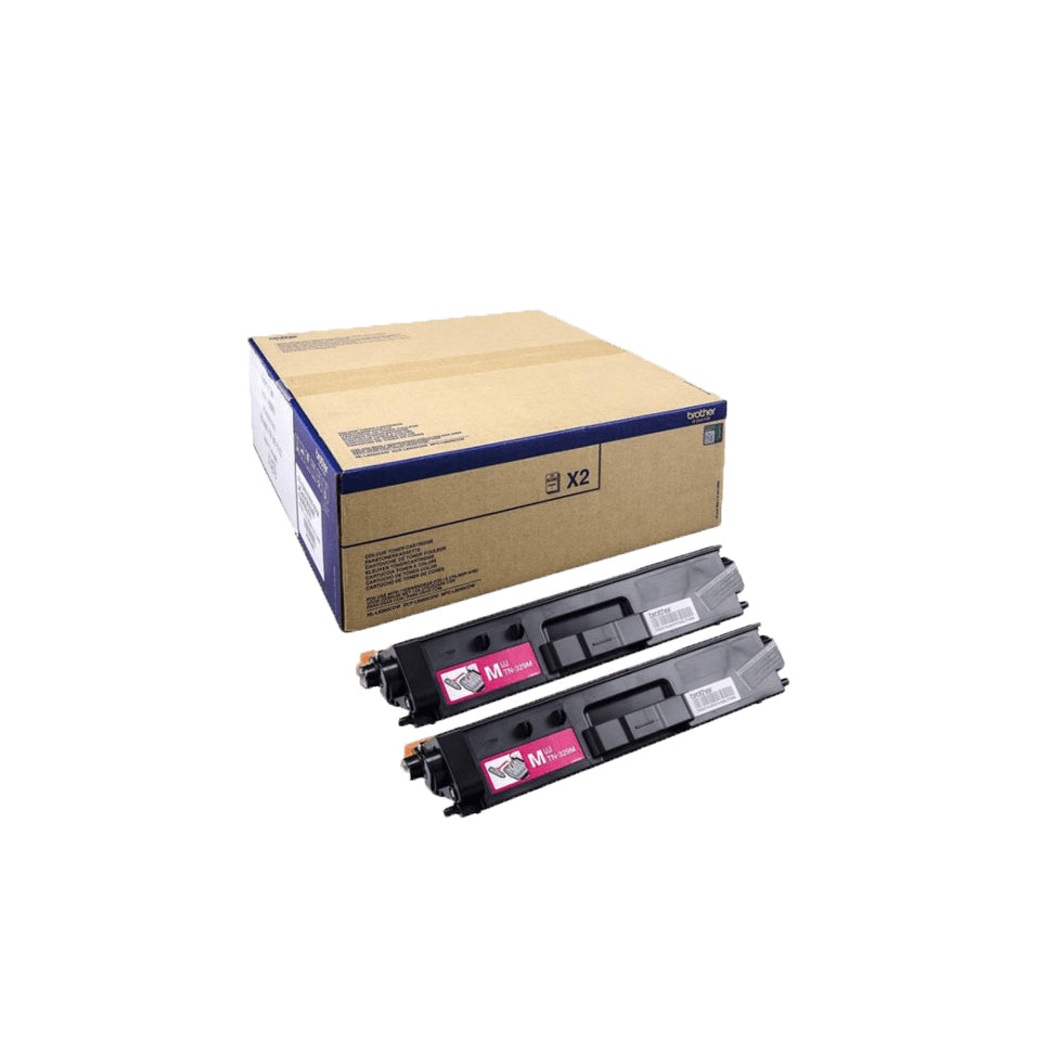 Brother Toner-Multipack TN-329MTWIN – Magenta – für Brother HL-L8350CDW/HL-L8450CDW/HL-L8850CDW