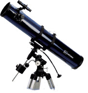 Dörr Danubia Saturn 50 – Spiegelteleskop, 114 mm, Brennweite 900 mm, Montierung EQ-2, Blau