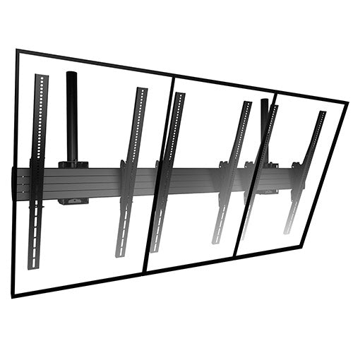 Chief Deckenhalterung – 40–55" – bis 170,1 kg, für 3 Displays, neigbar – LCM3X1UP
