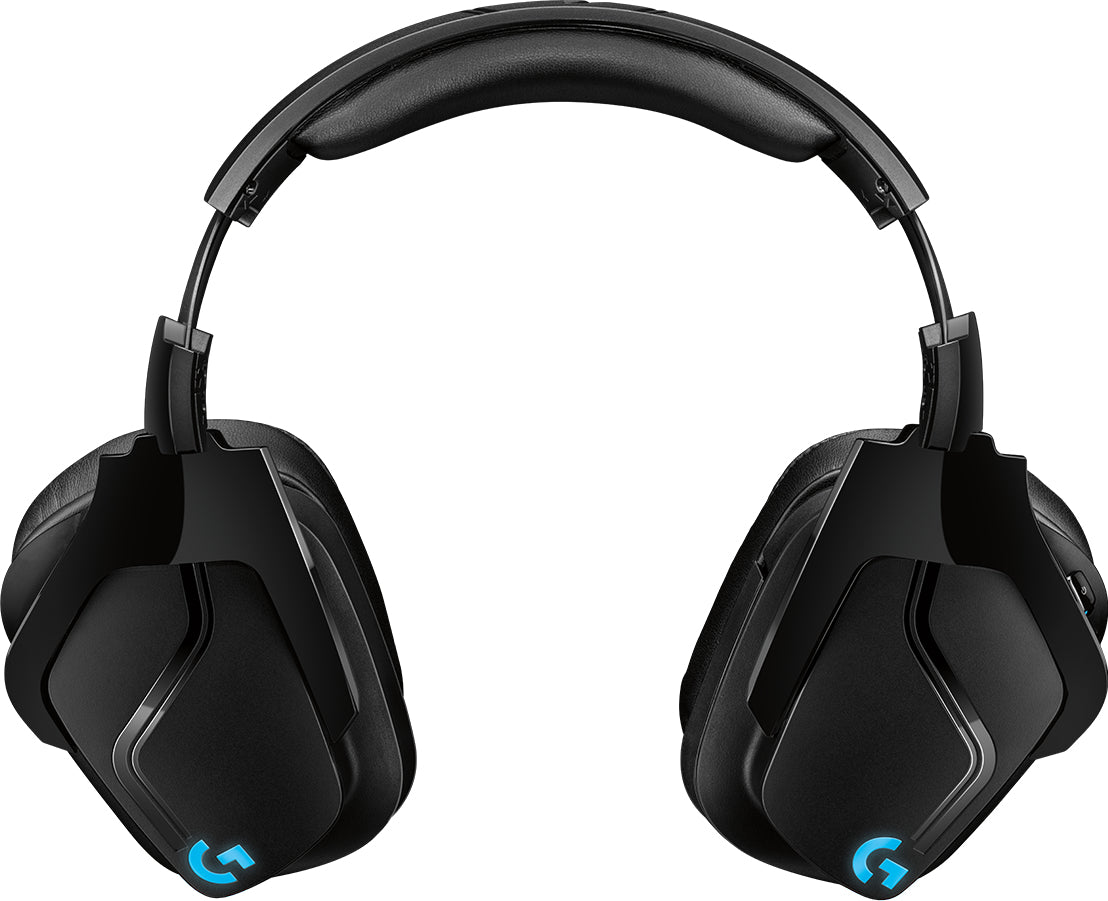 Logitech G G935 Gaming-Headset – Over-Ear, Stereo, Kabel + BT, ANC, mit USB-A-Dongle, Schwarz/Blau