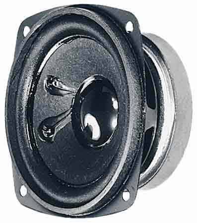 Visaton FRS 8 – Einbaulautsprecher – 1-Wege, 3,3", 4 Ω, 30 W, Schwarz