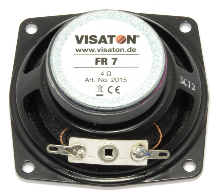 Visaton FR 7 – Breitbandtreiber – 4 Ω, 5 W, für GRILLE FRS 7, Schwarz