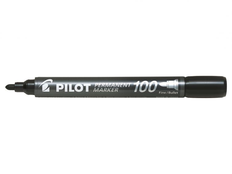 Pilot Permanent Marker – rot, blau, grün, schwarz, 4er Set
