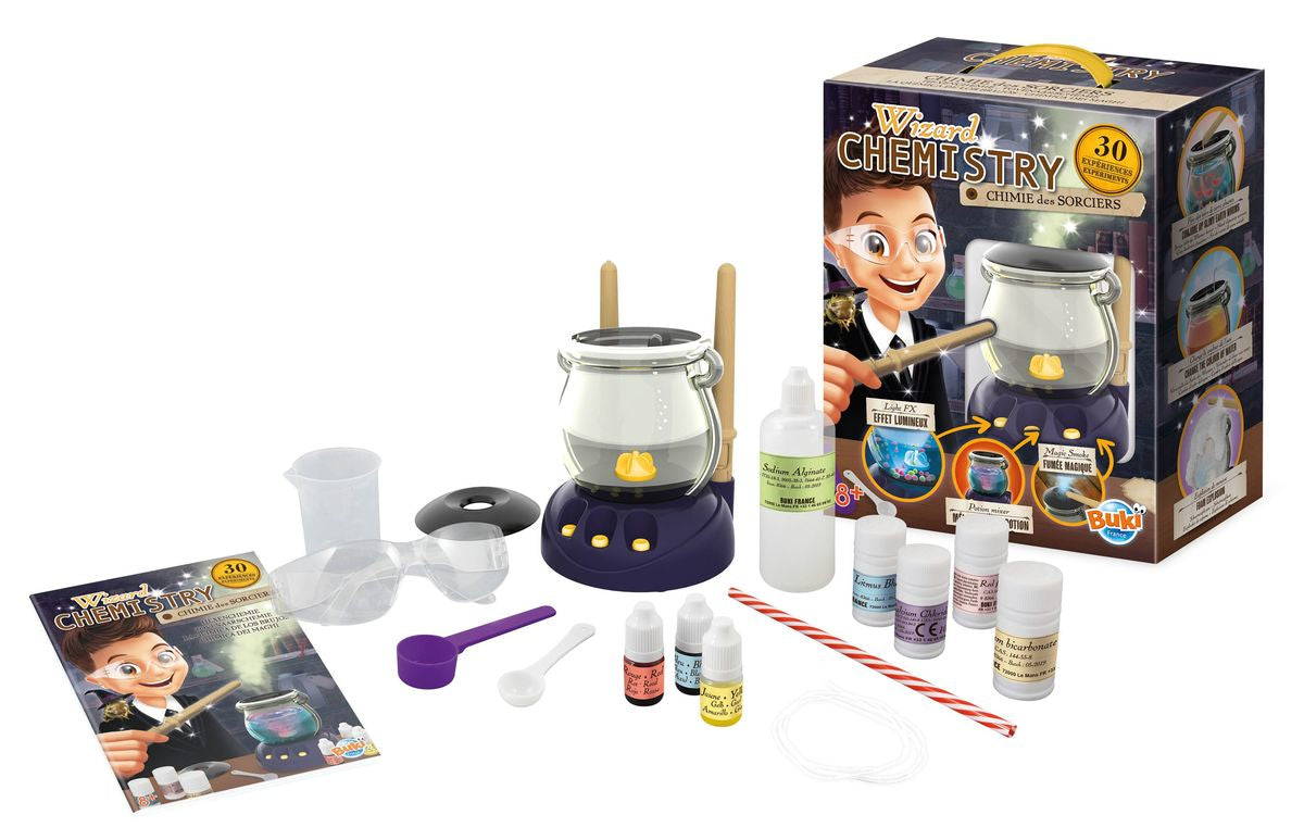 Buki Experimentier-Bausatz – Hexenchemie, ab 8 Jahren, Mehrsprachig