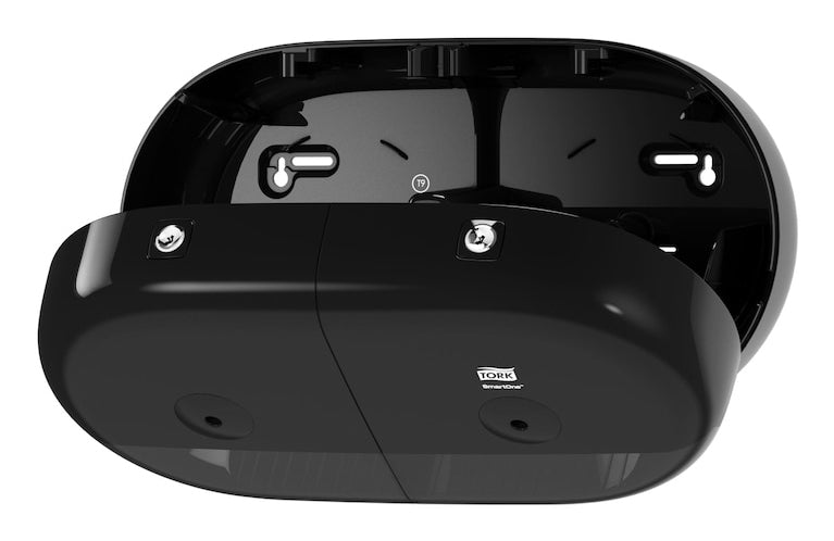 Tork SmartOne – Toilettenpapierspender – Kunststoff, schwarz, für Tork T9, 15,6 × 39,8 × 22,1 cm