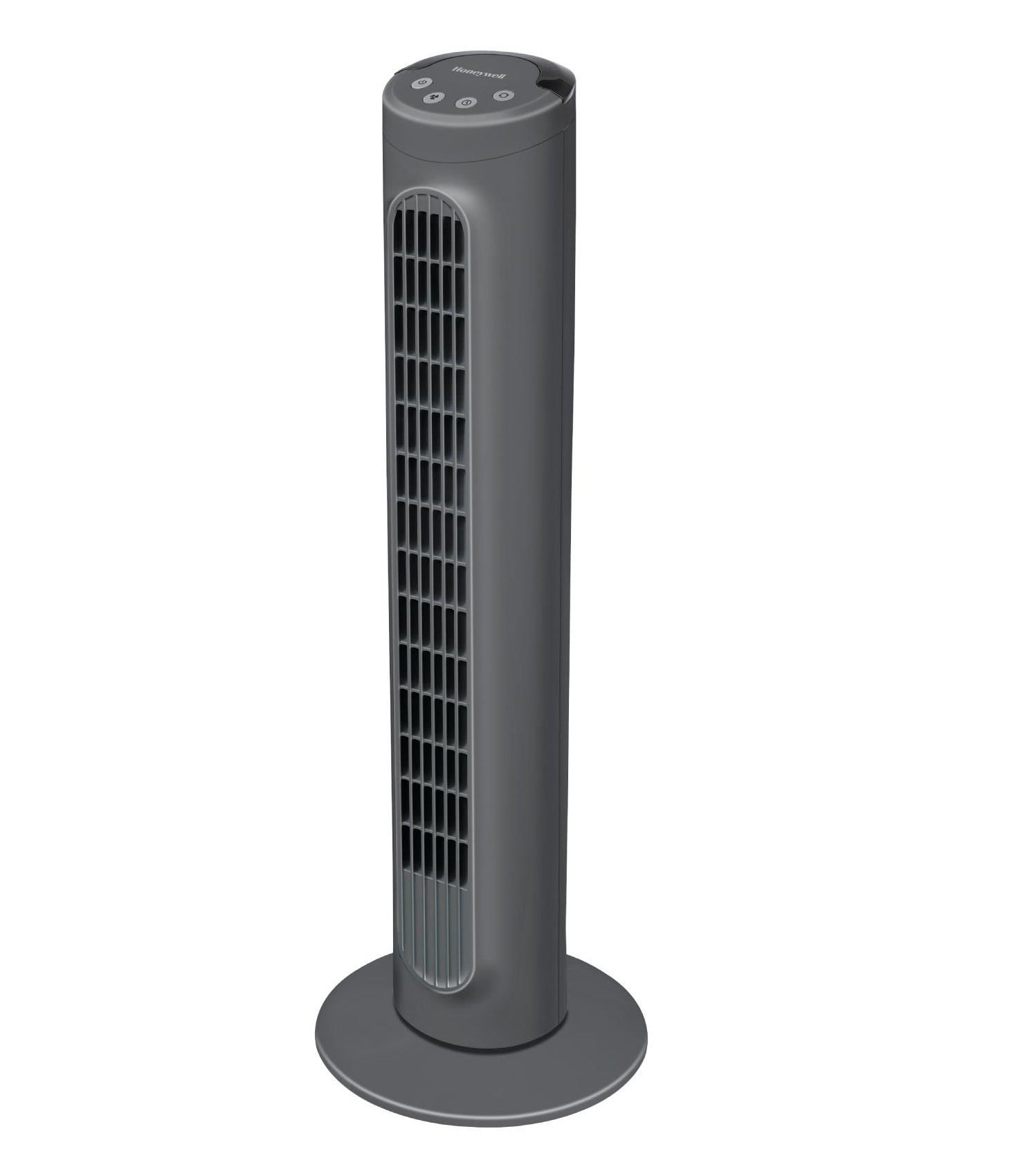 Honeywell Turmventilator Comfort Control HYF1101E4 – 36 W, 8 Stufen, oszillierend, Timer, 282 m³/h, 56 dB, Grau