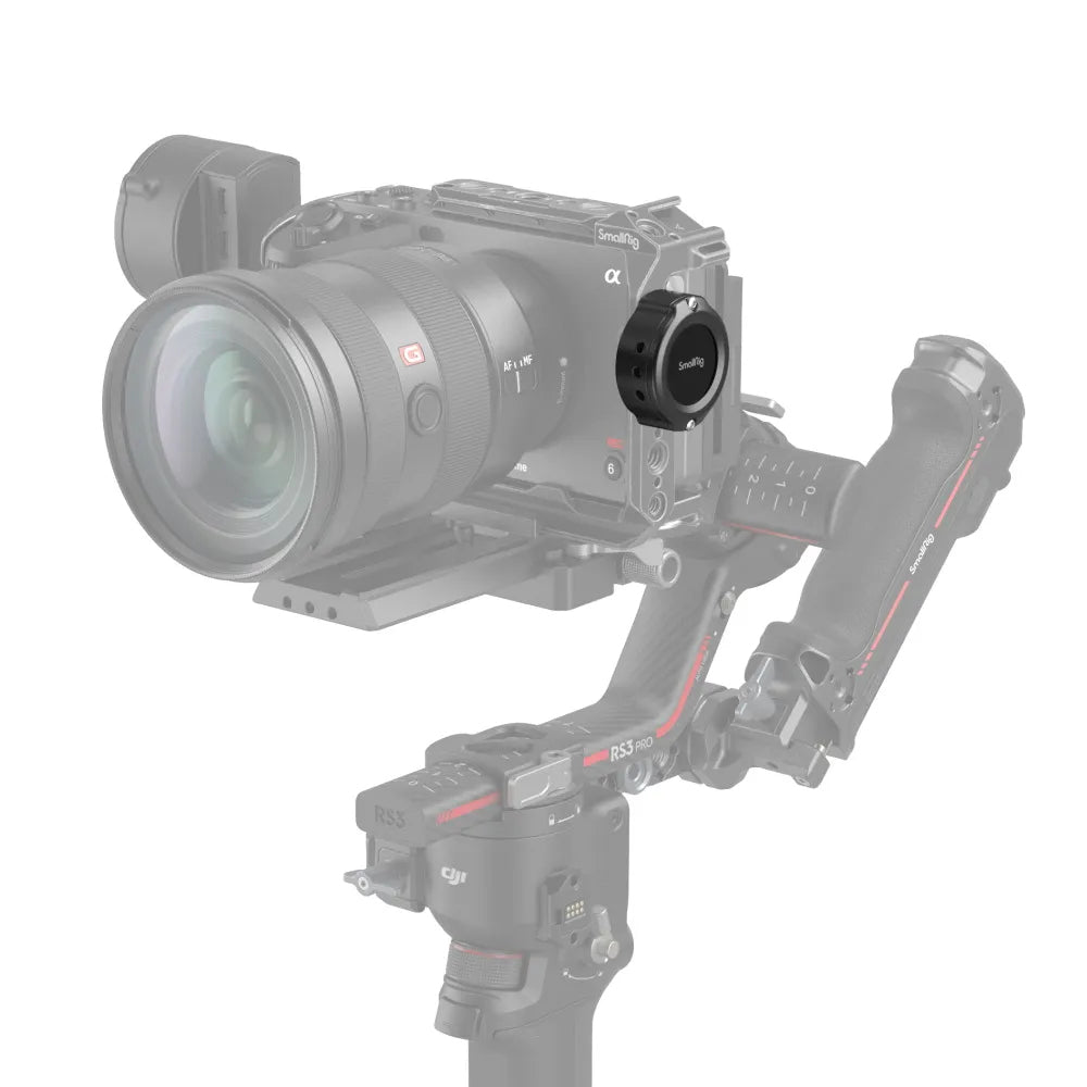 SmallRig MD4149 Montageplatte – 36 × 40 mm – für AirTag – Schwarz