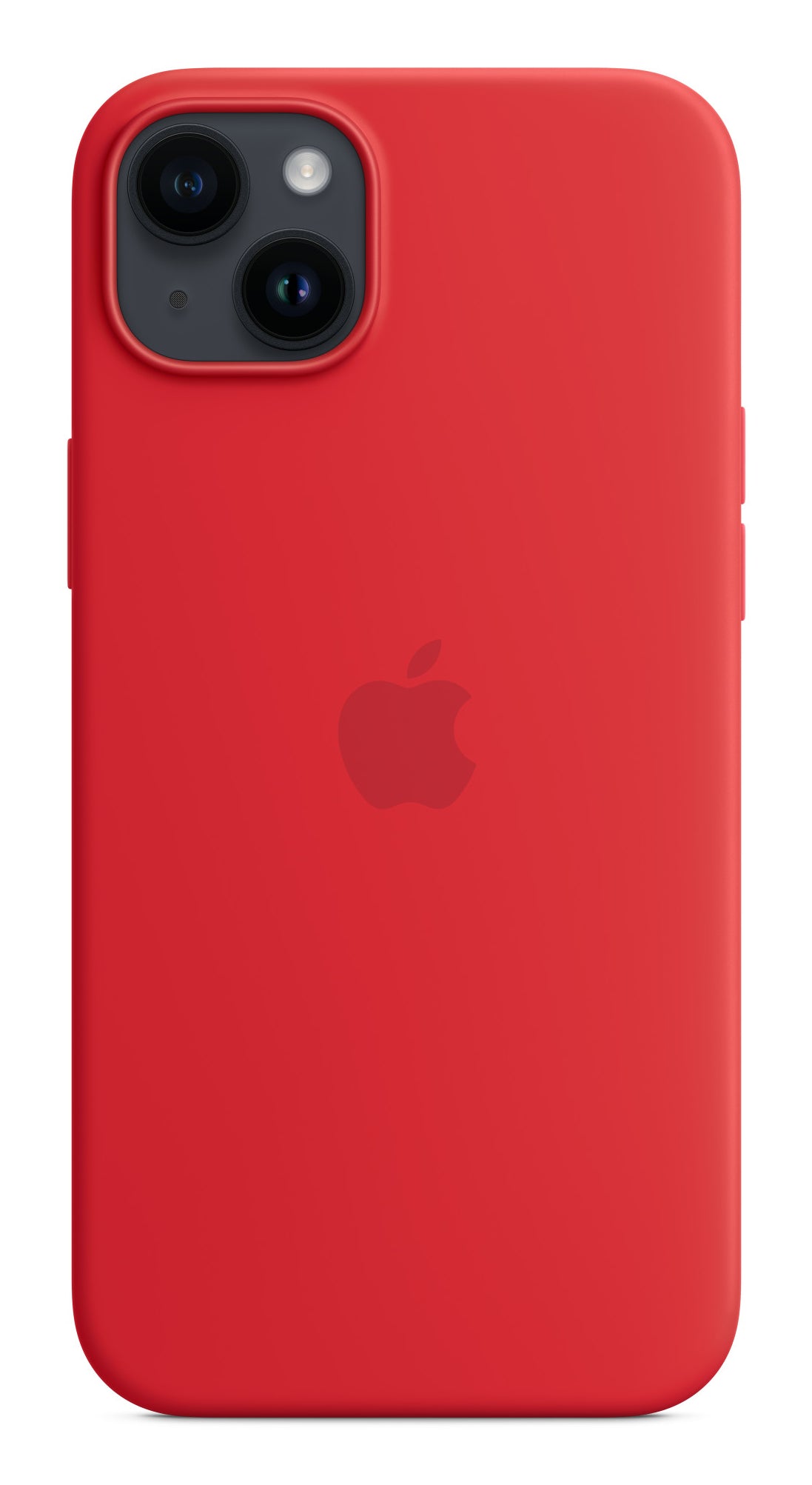 Apple Backcover – für Apple iPhone 14 Plus – rot – Silikon – MagSafe-kompatibel