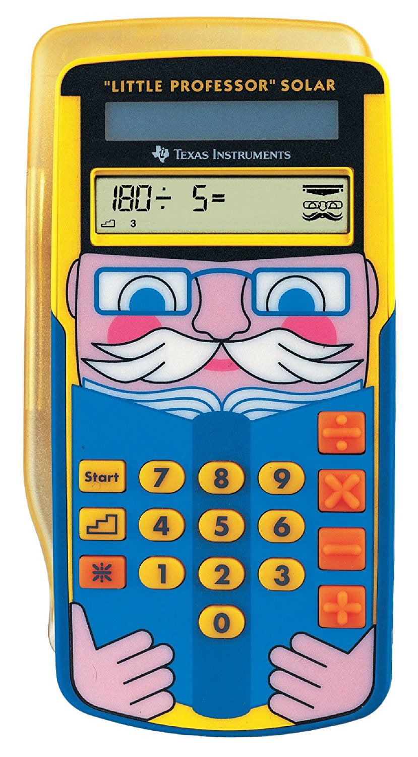 Texas Instruments Grafikrechner Little Professor – Solar – Mehrfarbig