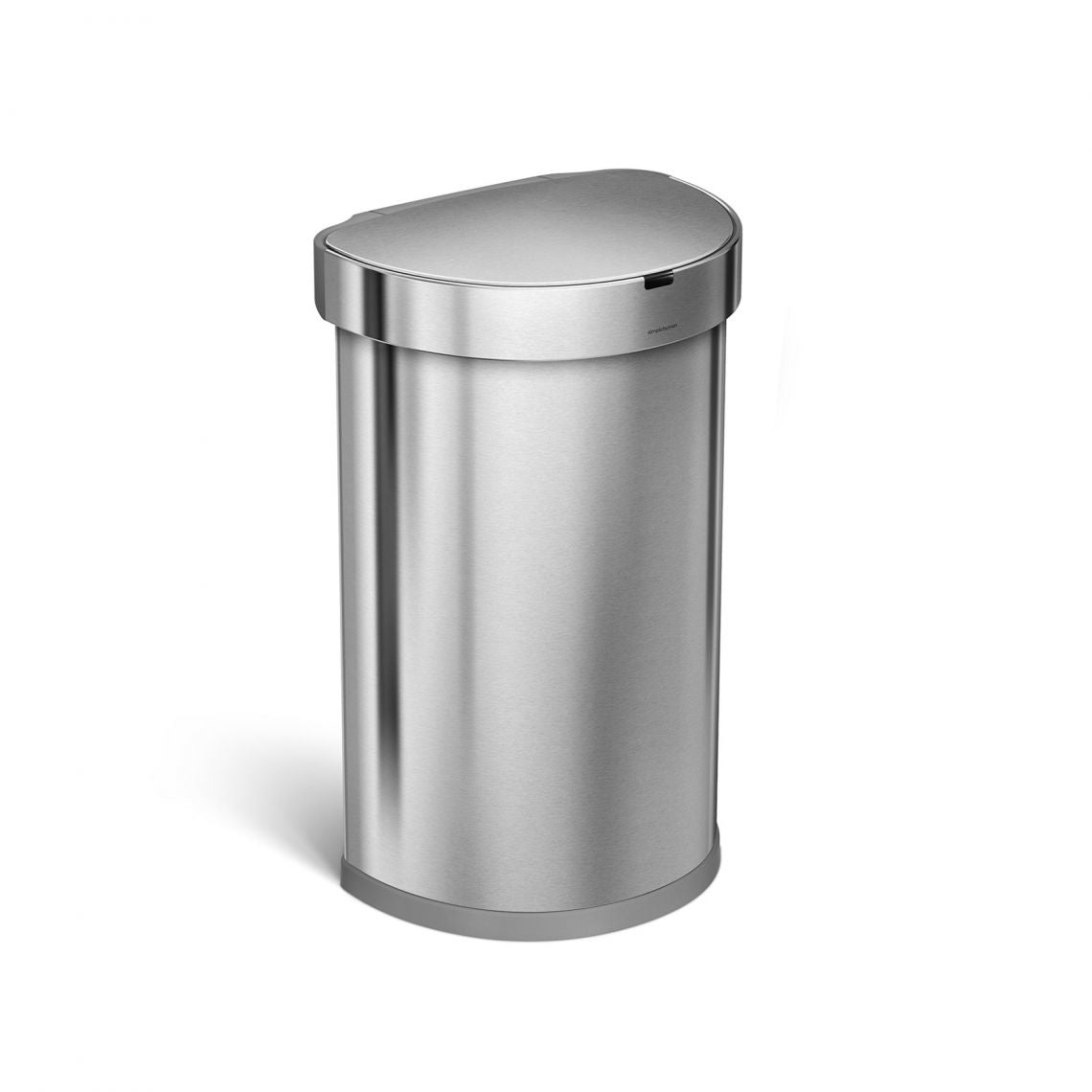 Simplehuman – Abfallcontainer – 45 l – Edelstahl, Silber – B × H × T 391 × 641 × 326 mm