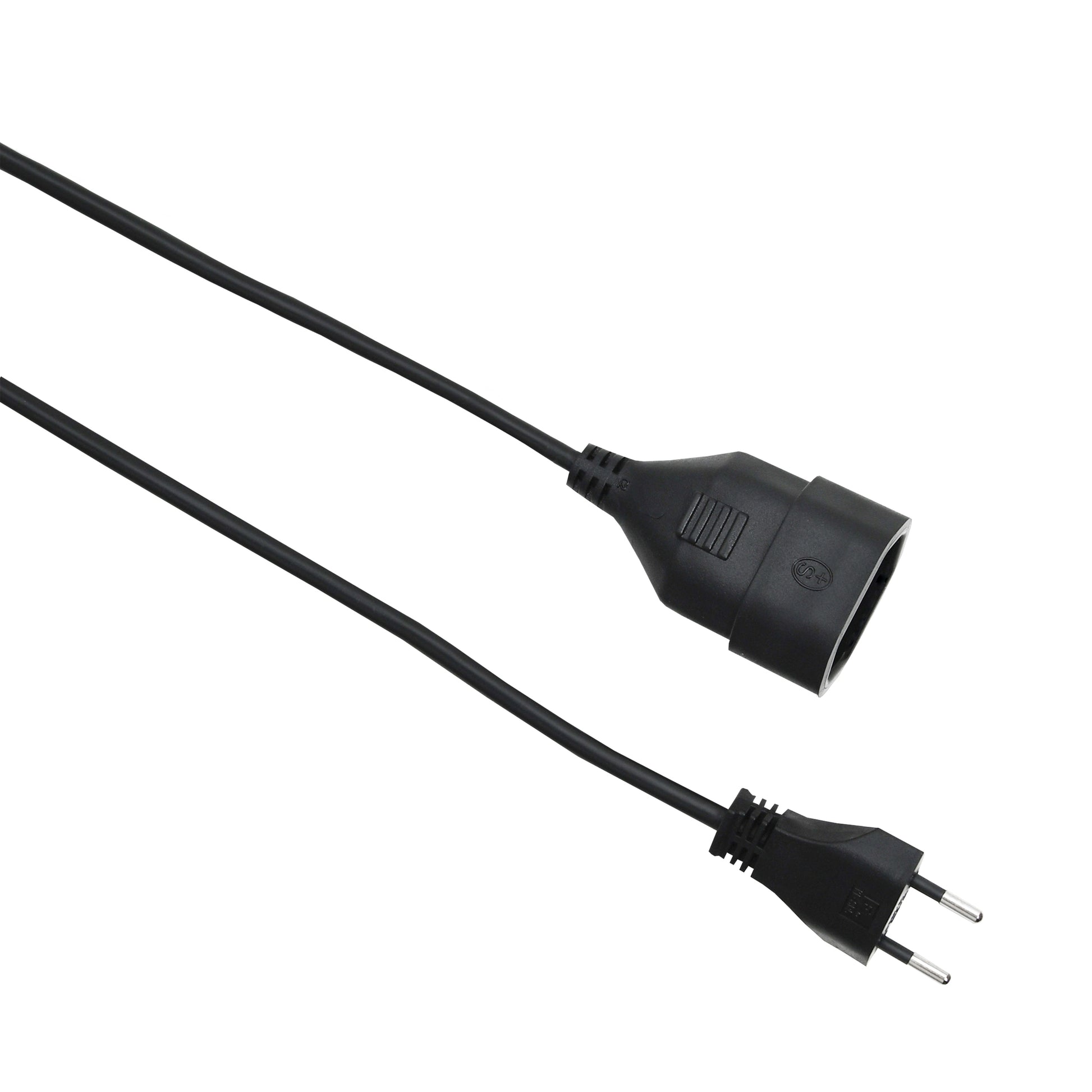 M. Schönenberger Verlängerungskabel – T11–T11, 3 m, IP20, H05VV-F, Schwarz