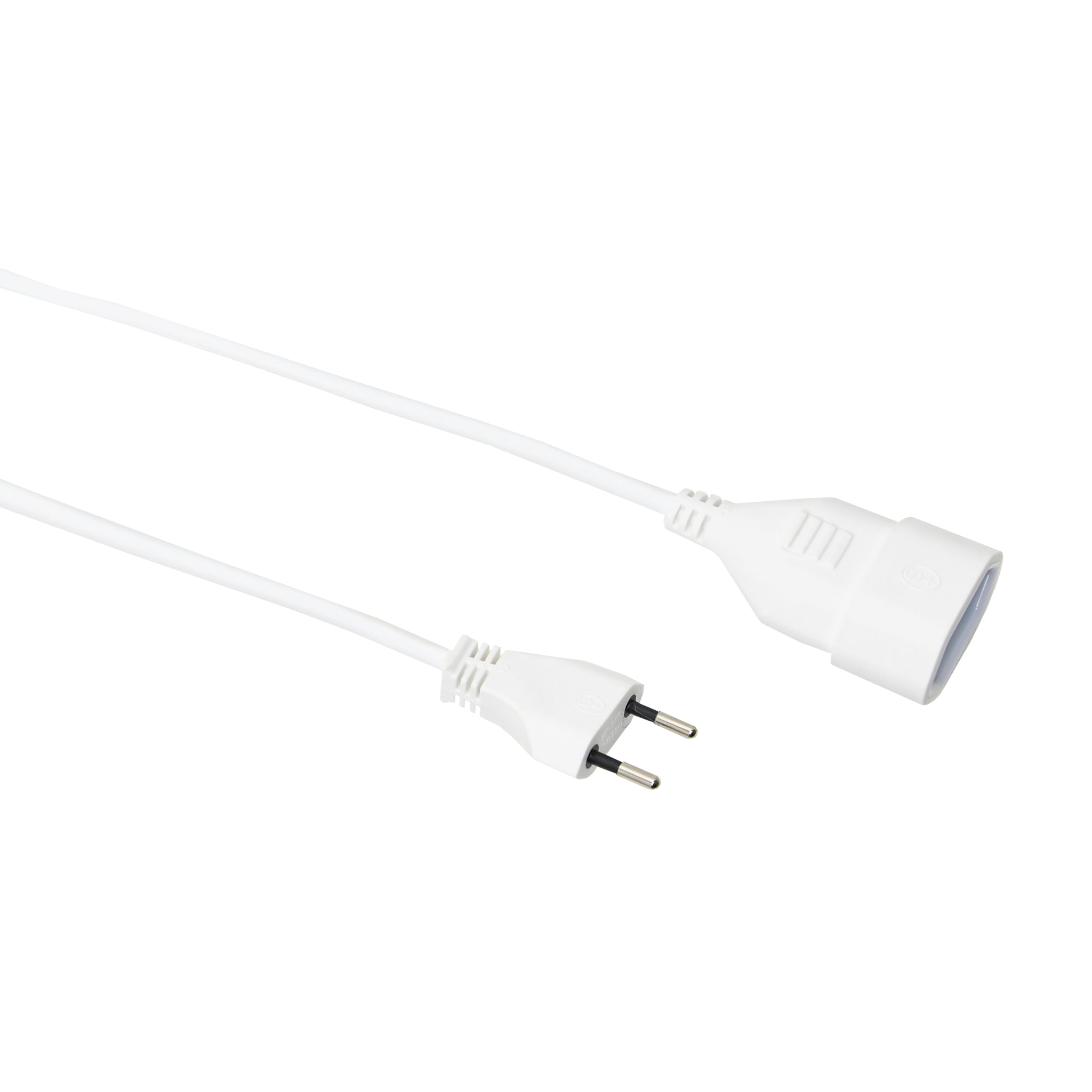 M. Schönenberger Verlängerungskabel, T11–T11, 3 m, IP20, 1 mm² – Weiss