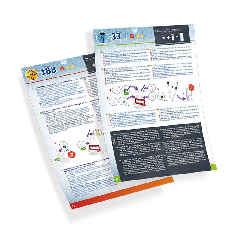 Buki Experimentier-Bausatz – Chemie Lab, ab 8 Jahren, Mehrsprachig