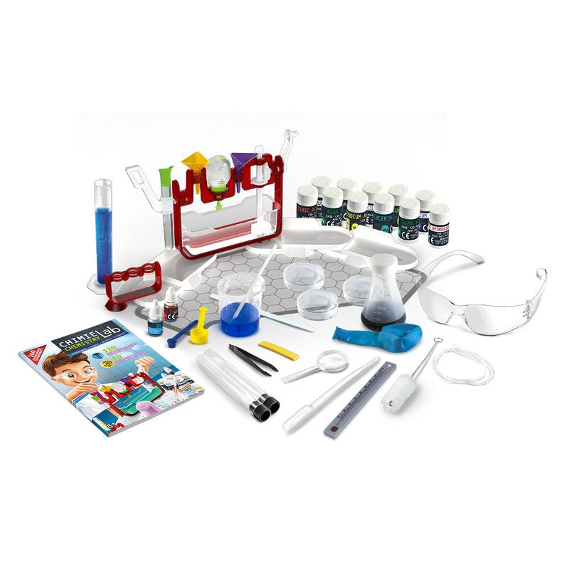 Buki Experimentier-Bausatz – Chemie Lab, ab 8 Jahren, Mehrsprachig
