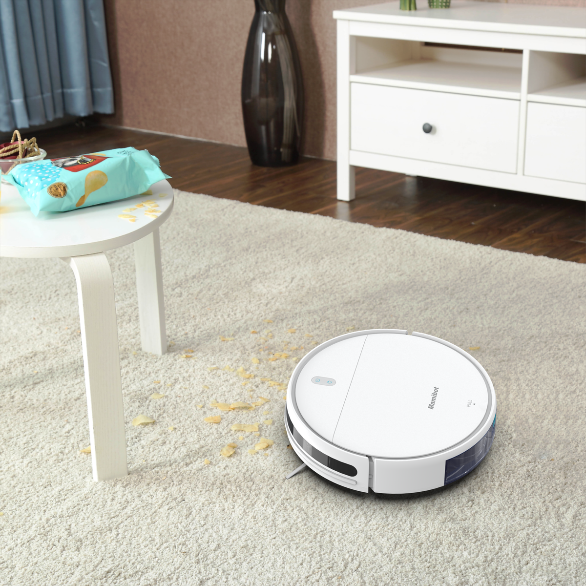 Mamibot Saugroboter ProVac TITAN mit Wischfunktion – 1100 Pa, 105 min, Höhe 74 mm