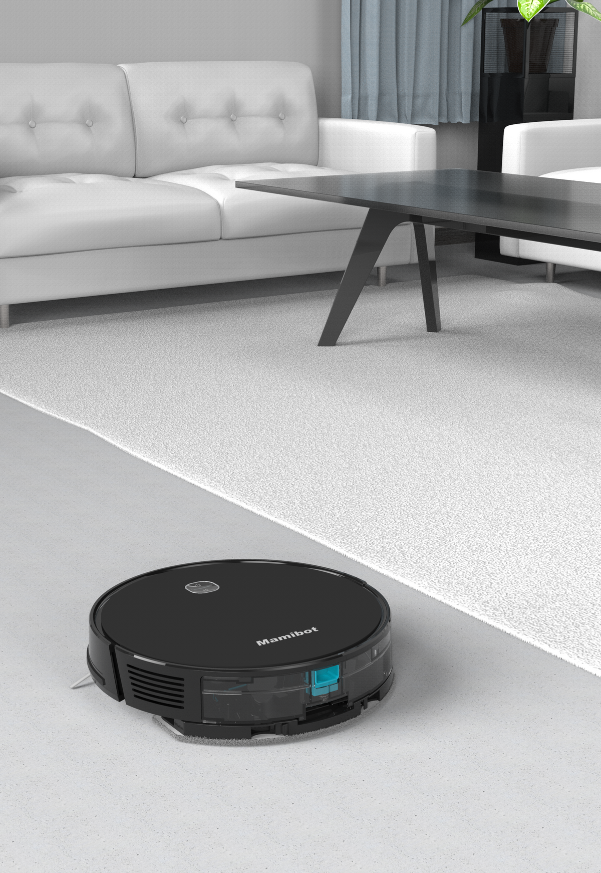 Mamibot Saugroboter ExVac700 mit Wischfunktion – 2800 Pa, 140 min, Höhe 75 mm