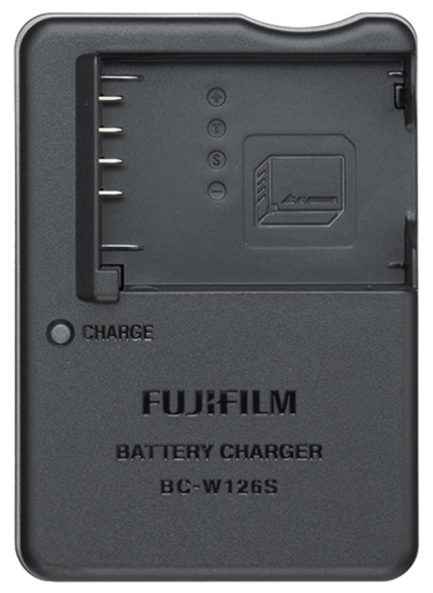 Fujifilm BC-W126S Akkulader – für NP-W126/NP-W126S – 1-fach, AC, 8,4 V, 0,6 A