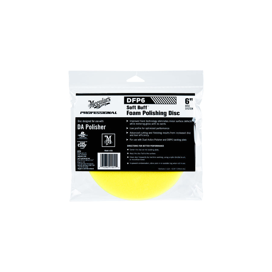 Meguiar's Polierschwamm – Schaum – für Exzenter-Polierer – Ø 125 mm